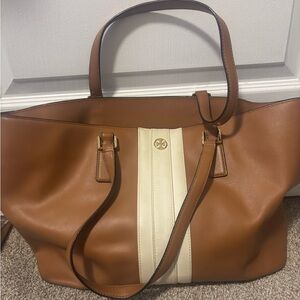 Tory Burch brown tote with dust bag